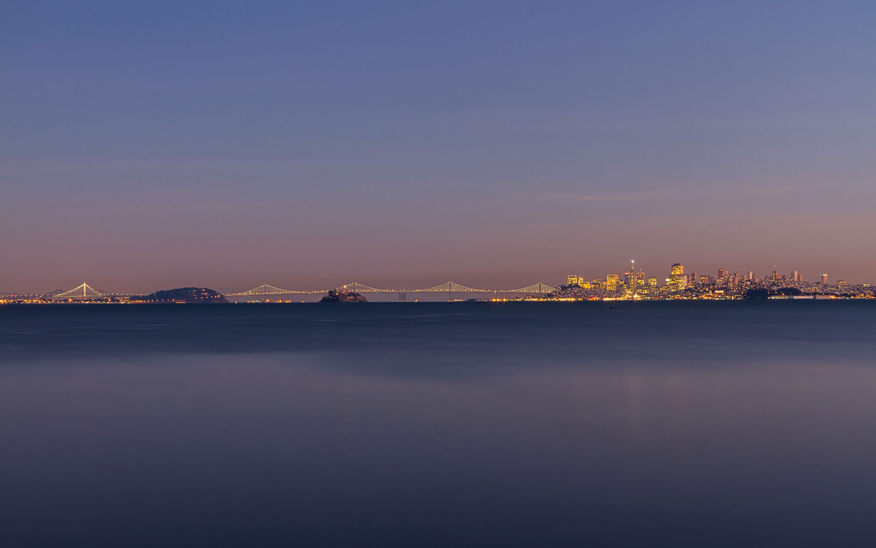 San Francisco Bay view from Inn Above Tide