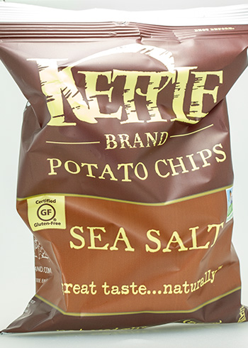 Kettle Sea Salt Potato Chips 2oz  $2.50